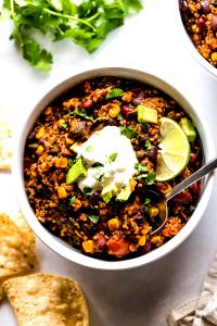 1 cup (245 g) Black Bean Chili with Quinoa