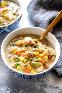 1 cup (245 g) Chicken Pot Pie Soup