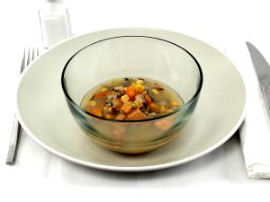 1 cup (245 g) Chicken with Wild & Red Rice Soup