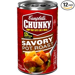 1 cup (245 g) Chunky Savory Pot Roast Soup