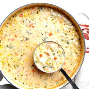 1 cup (245 g) Corn Poblano Chowder