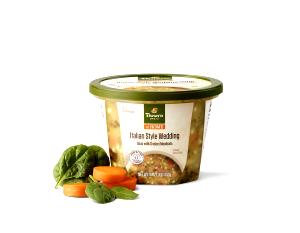 1 cup (245 g) Italian Style Wedding Soup (Meatballs & Spinach in Chicken Broth with Acini De Pepe Pasta)
