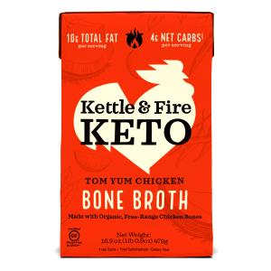 1 cup (245 g) Keto Tom Yum Chicken Bone Broth