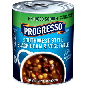 1 cup (245 g) Low Fat Southwest-Style Black Bean Soup