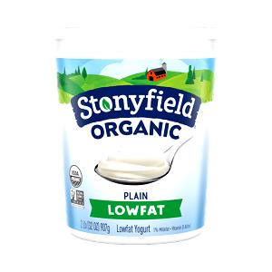 1 cup (245 g) Lowfat Plain Organic Yogurt