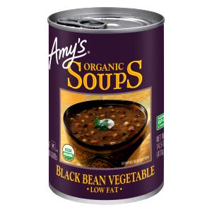 1 cup (245 g) Organic Black Bean Vegetable Soup