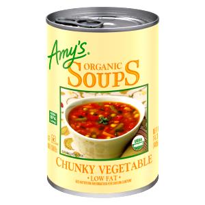 1 cup (245 g) Organic Fat Free Chunky Vegetable Soup