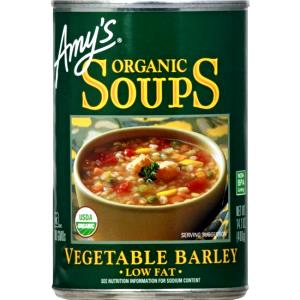 1 cup (245 g) Organic Vegetable Barley Soup