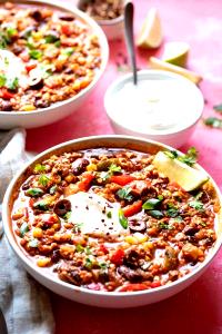 1 cup (245 g) Turkey Chili with Beans