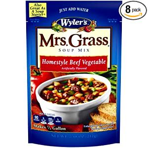 1 cup (245 g) Vegetable Beef Homestyle Soup