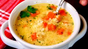 1 cup (246.21 g) Greek Style Chicken Soup