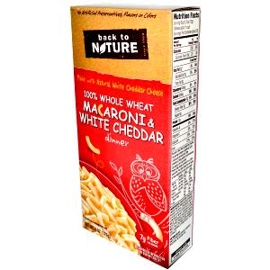 1 cup (2.5 oz) 100% Whole Wheat Macaroni & White Cheddar