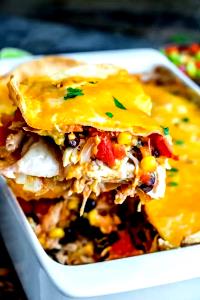 1 cup (250 g) Baked Chicken Tortilla Casserole
