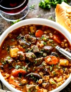 1 cup (250 g) Beef Barley Soup