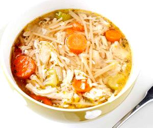 1 cup (250 g) Turkey Vegetable Noodle Soup