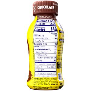1 cup (250 ml) Calcium Ultra 1/2% Milk Fat Partly Skimmed Chocolate Milk Beverage