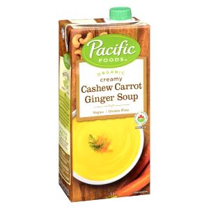 1 cup (250 ml) Cashew Carrot Ginger Soup