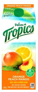 1 cup (250 ml) Orange Peach Mango 100% Juice Blend