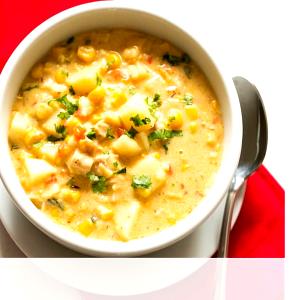 1 cup (254 g) Chicken Corn Chowder Soup
