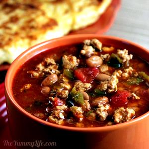1 cup (256 g) Turkey Chilli