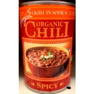 1 cup (260 g) Light in Sodium Organic Spicy Chili