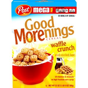 1 cup (30 g) Good Morenings Waffle Crunch