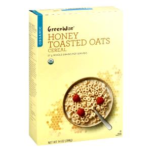1 cup (30 g) GreenWise Honey Nut Toasted Oats Organic Cereal