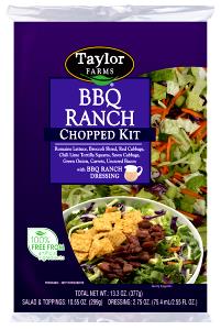 1 cup (3.5 oz) Chopped Salad Kit BBQ Ranch