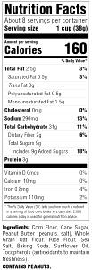 1 cup (38 g) Puffins Peanut Butter Cereal