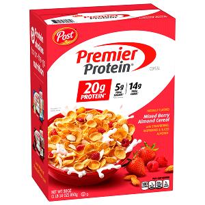 1 cup (42 g) Premier Protein Mixed Berry Almond Cereal