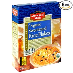 1 cup (47 g) Organic Gluten Free Sweetened Rice Flakes