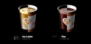 1 cup (474 g) Latte (Medium)