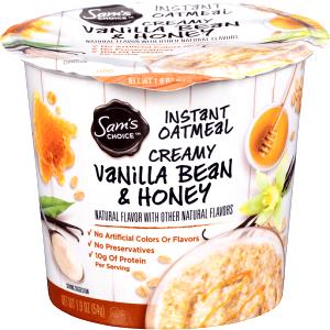 1 cup (54 g) Instant Oatmeal Creamy Vanilla Bean & Honey (Cup)