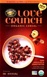 1 cup (55 g) Love Crunch Dark Chocolate & Peanut Butter Cereal