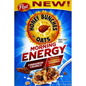 1 cup (56 g) Honey Bunches of Oats Morning Energy Cinnamon Crunch