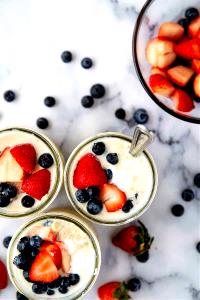 1 cup (6 oz) Oatmeal with Mixed Berries