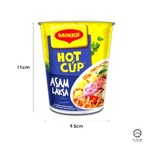 1 cup (60 g) Hot Cup Asam Laksa