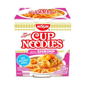 1 cup (64 g) Ramen Noodles with Shrimp Soup Cup