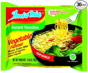1 cup (65 g) Vegetable Style Instant Noodle Soup