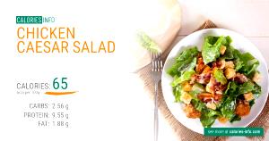1 cup (72 g) Chicken Caesar Salad