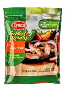 1 cup (75 g) Fajita Chicken Strips