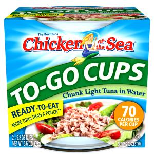 1 cup (76 g) To Go Cups Chunk Light Tuna