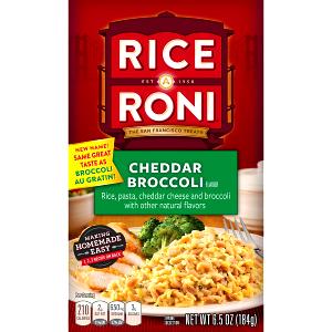 1 cup (77 g) Cheddar Broccoli Rice Mix