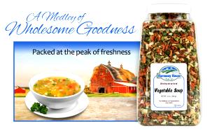 1 Cup (8 Fl Oz) Beef Vegetable Soup (Dry, Dehydrated)