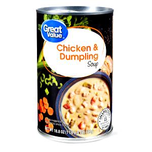 1 Cup (8 Fl Oz) Chicken with Dumplings Soup (Canned, Condensed)