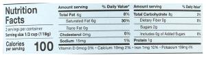 1 Cup (8 Fl Oz) Chocolate Yogurt