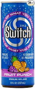 1 Cup (8 Fl Oz) Fruit Punch (with Added Nutrients, Canned)