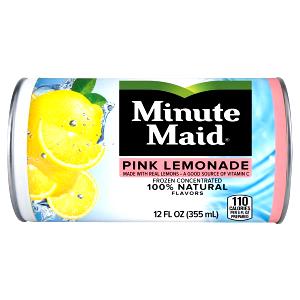 1 Cup (8 Fl Oz) Pink Lemonade (Frozen Concentrate, with Water)