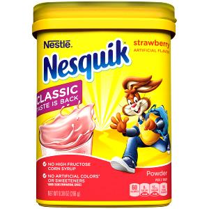 1 Cup (8 Fl Oz) Strawberry Flavor Drink Powder Mix (with Whole Milk)