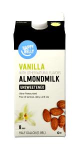 1 cup (8 oz) All Natural Vanilla Almond Beverage